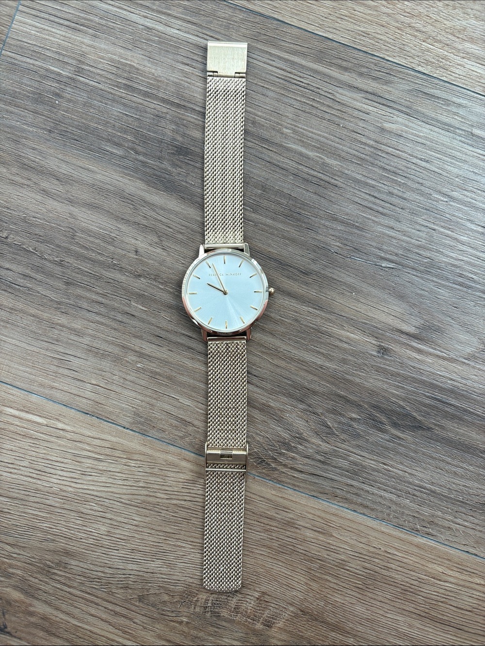 Rebecca Minkoff Gold Mesh Watch